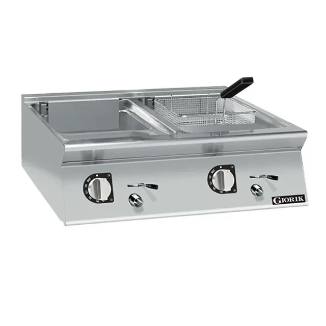 Giorik 700 Series 800mm Electric Double Pan 17L + 17L Fryer