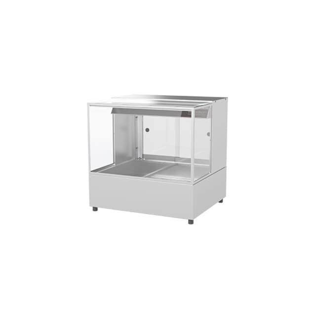 Woodson 2 Module Square Glass Hot Food Display Woodson 2 Module Square Glass Hot Food Display