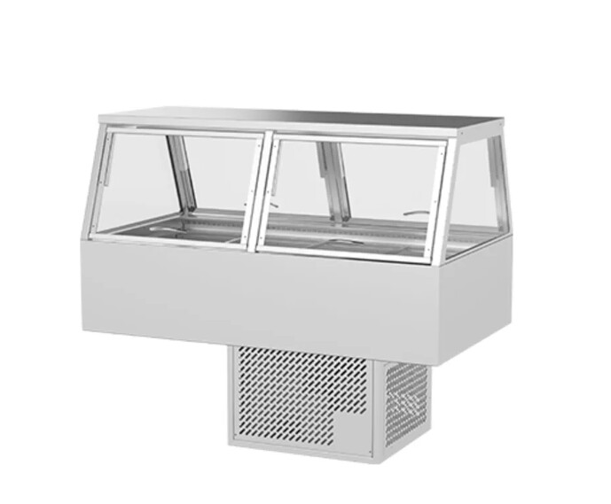 Woodson 4 Module Self Serve Hot Food Display (2 Rows 6 Bays)