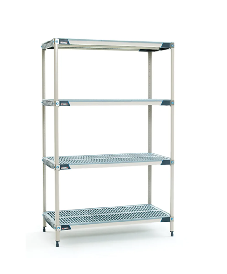 Metro Max Q 4 Tier Mobile Shelving (24" x 72") - 4 Mat Style Shelves