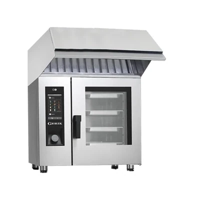 Giorik Steambox Evolution Boiler Electric Combi Oven &amp; Ventless Hood with Reverse Osmosis Filter - 10 x 1/1GN