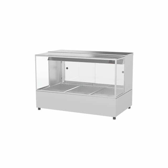 Woodson 3 Module Square Glass Hot Food Display Woodson 3 Module Square Glass Hot Food Display