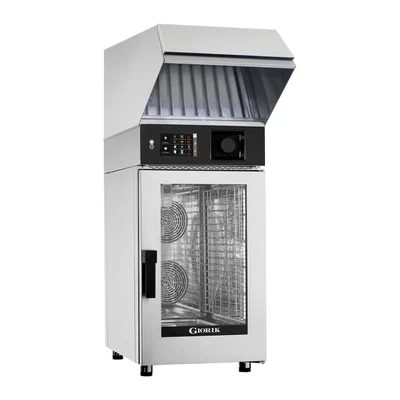 Giorik Kore Boiler Electric Combi Oven &amp; Ventless Hood with Reverse Osmosis Filter - 6 x 1/1GN