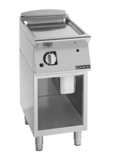 Giorik 900 Series 400mm wide Smooth Satin Chrome Gas Frytop