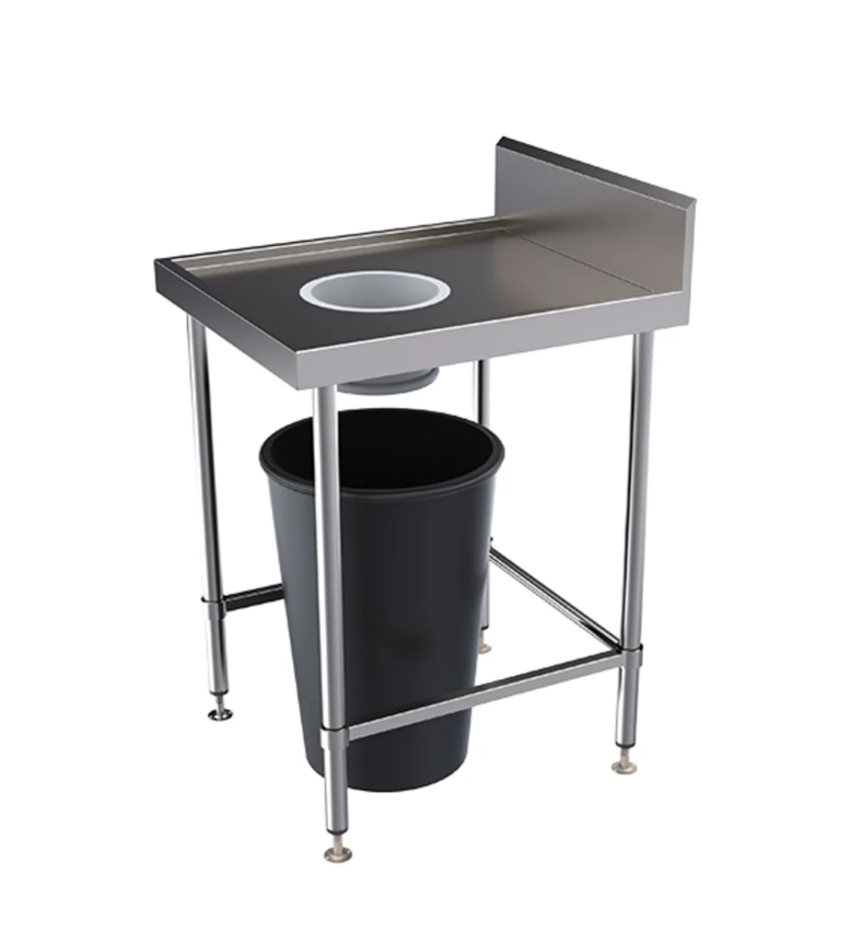 Simply Stainless Single Basket Dishwasher Outlet Bench SS37.600 Simply Stainless Single Basket Dishwasher Outlet Bench SS37.600