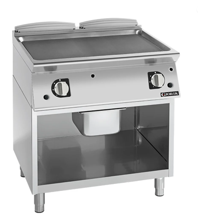 Giorik 900 Series 800mm wide Smooth Mild Steel Gas Frytop