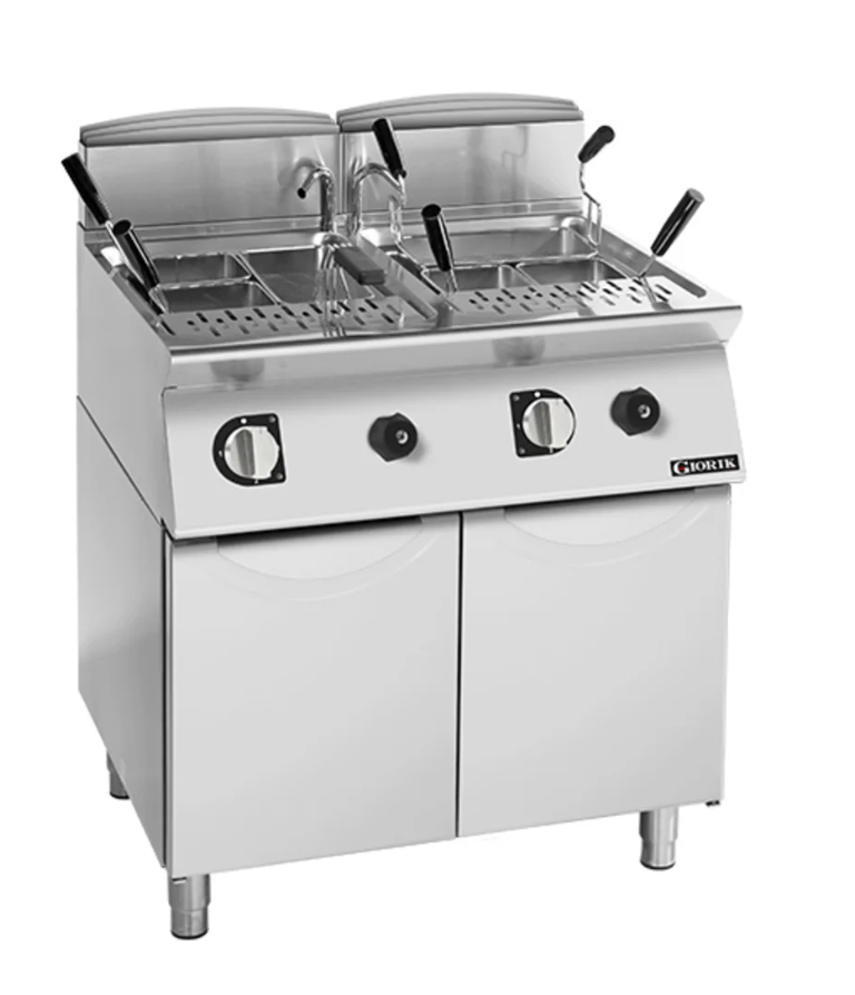 Giorik 900 Series 800mm wide 40L + 40L Freestanding Electric Pasta Cooker