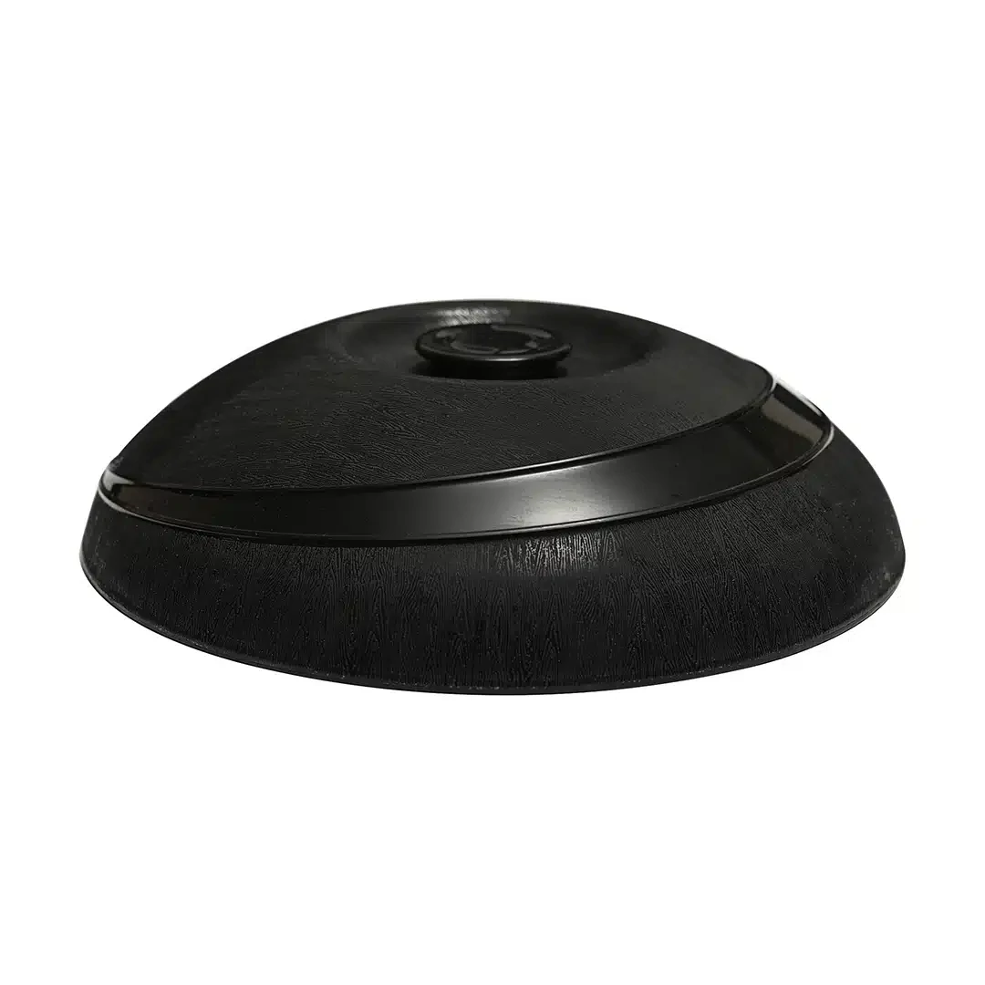 Moderne Plate Cover Insulated Black - Carton of 12