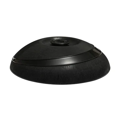 Moderne Plate Cover Insulated Black - Carton of 12