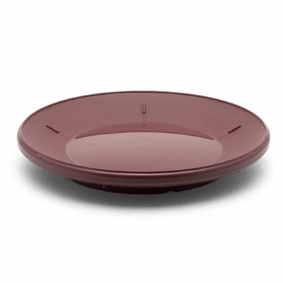 Traditional Plate Base Insulated Burgundy - Carton of 12