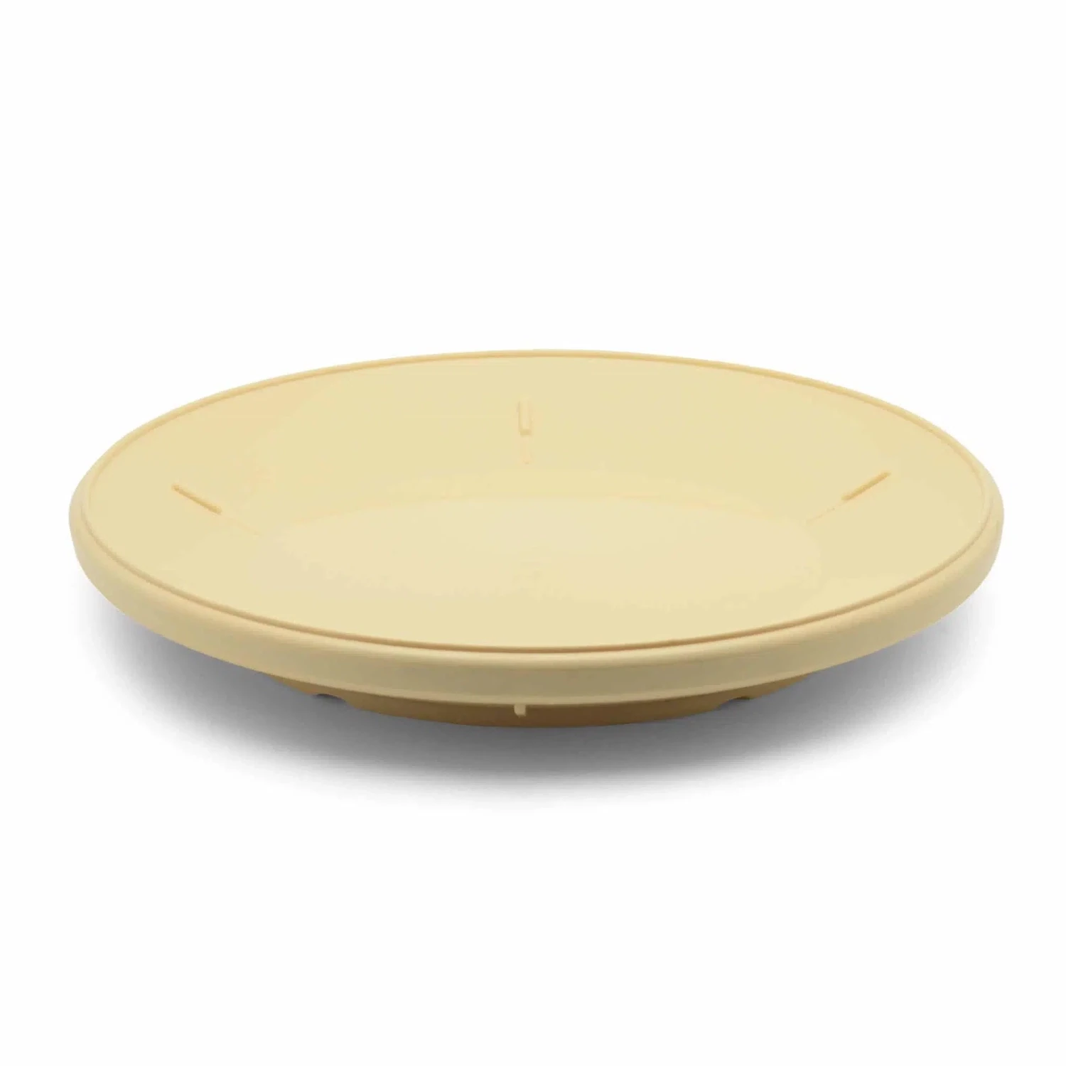 Traditional Plate Base Insulated Yellow - Carton of 12