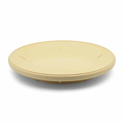 Traditional Plate Base Insulated Yellow - Carton of 12