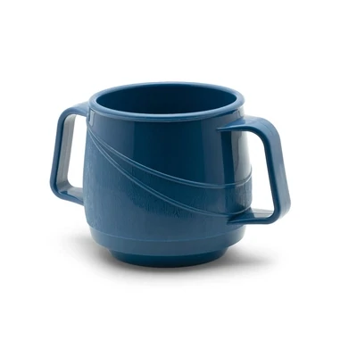 Moderne Insulated Double Handle Mug Blue 250mL - Carton of 24