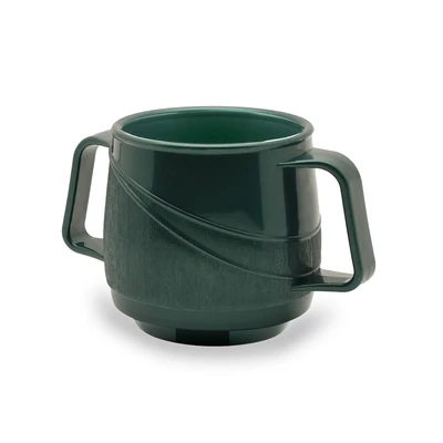 Moderne Insulated Double Handle Mug Green 250mL - Carton of 24