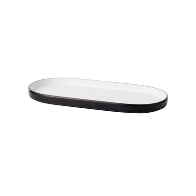 Inmiron Dual Colour Oblong Plate 26x13cm
