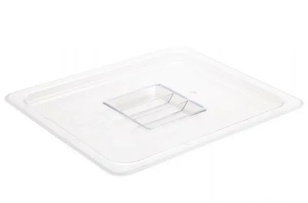1/2 Size Polycarbonate Food Pan Cover Clear