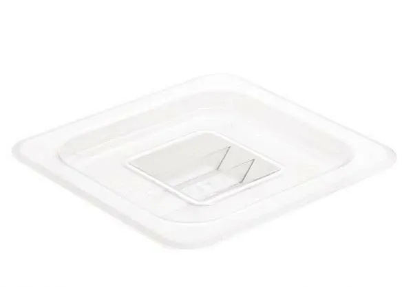 1/6 Size Polycarbonate Food Pan Cover Clear