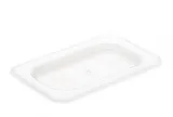 1/9 Size Polycarbonate Food Pan Cover Clear