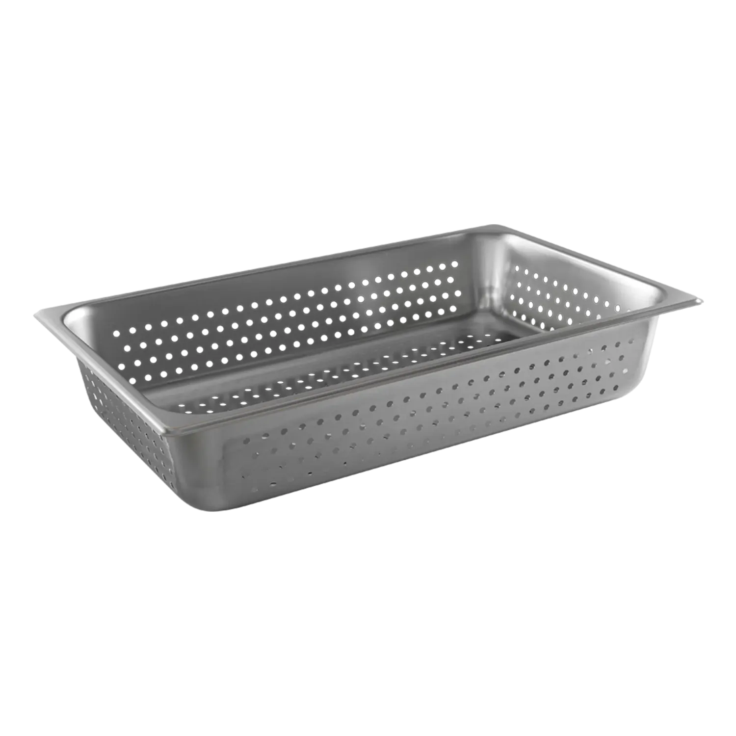 1/1 Full Size Perforated Steam Pan Stainless Steel 100mm
