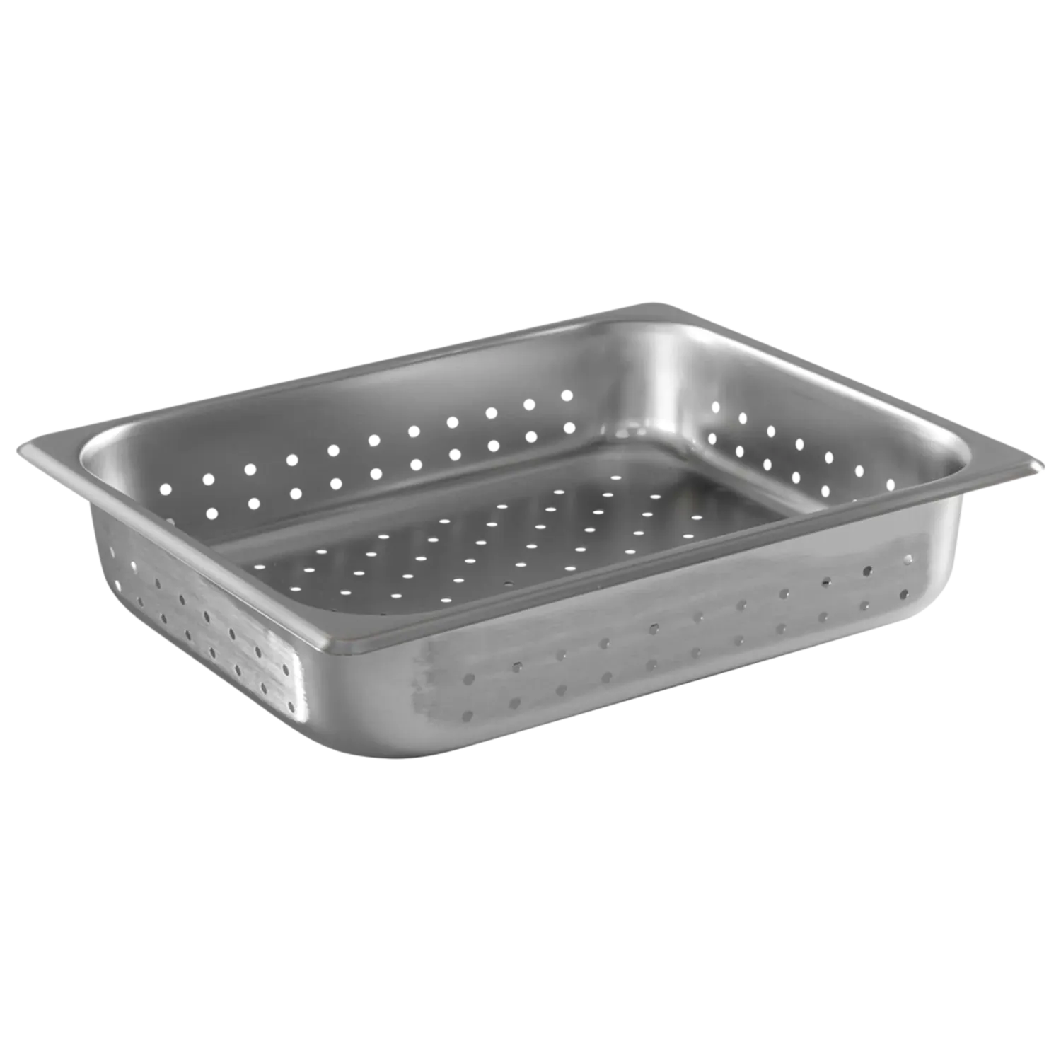 1/2 Size Perforated Steam Pan Stainless Steel 65mm