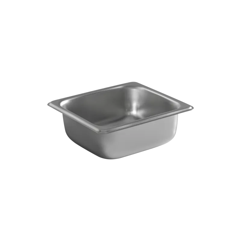 1/6 Size Steam Pan Stainless Steel 65mm