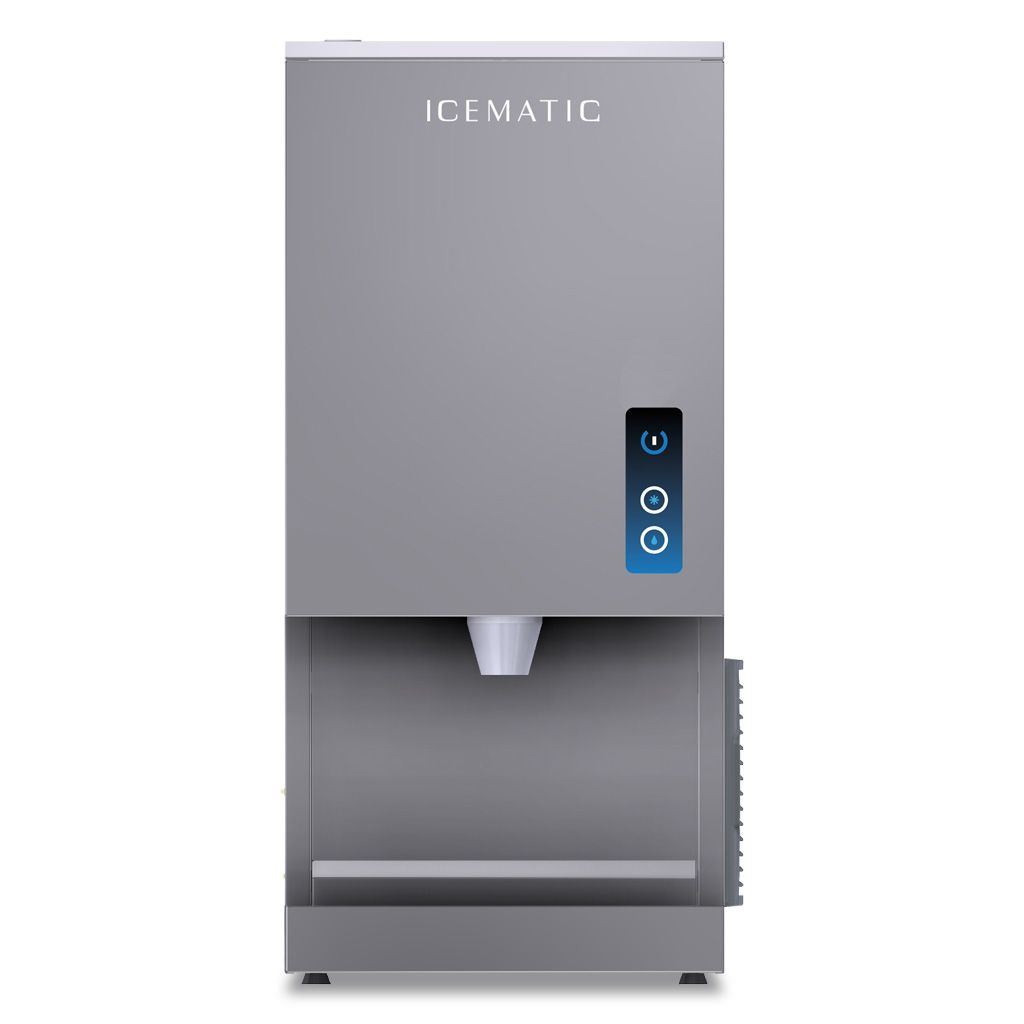 ICEMATIC 120kg Bench Model Ice And Water Dispenser ICEMATIC 120kg Bench Model Ice And Water Dispenser