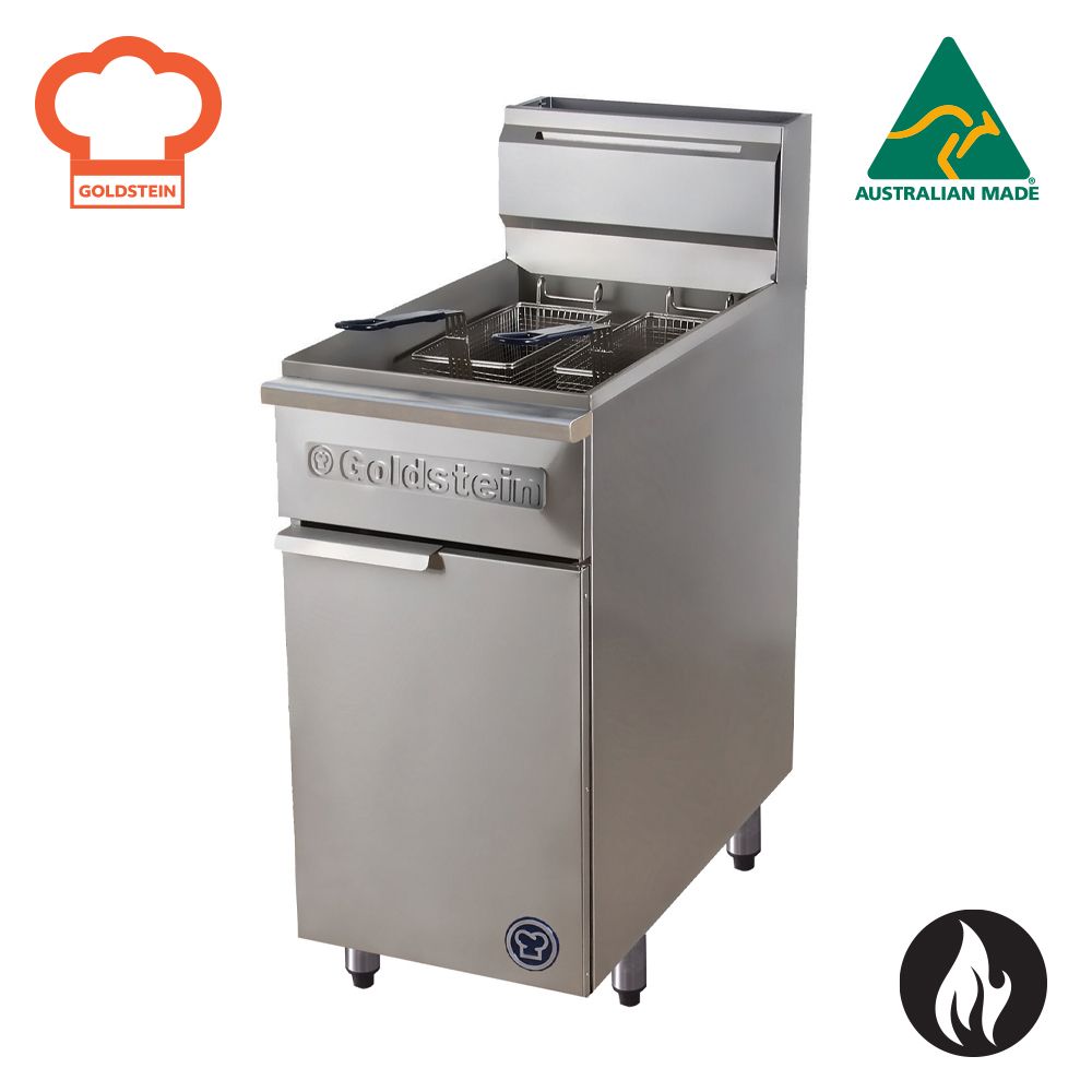 Goldstein TGF1M/400L Turbo 394mm Wide Gas Fryer