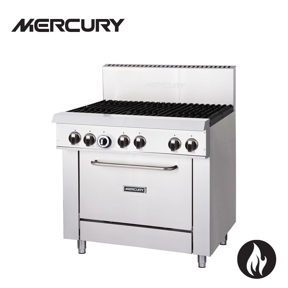Mercury M36S-6F Static Gas Oven Range