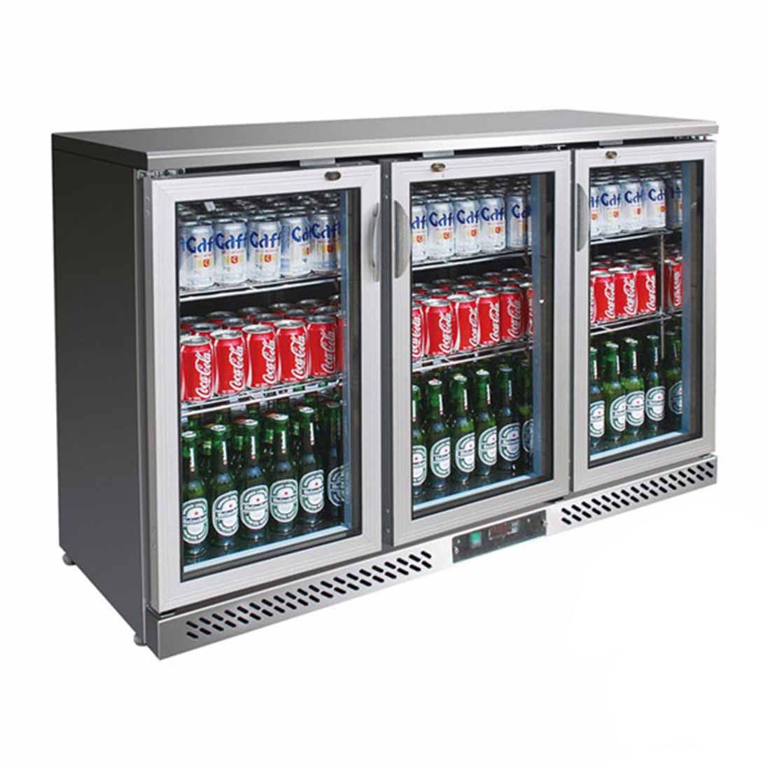 Thermaster SC316SG Three Door Stainless Steel Bar Cooler Thermaster SC316SG Three Door Stainless Steel Bar Cooler