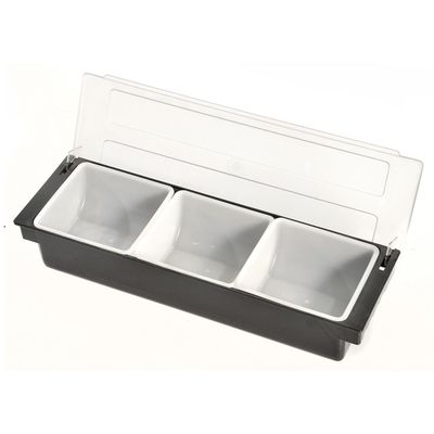 KH Probar 3 Compartment Condiment Dispenser KH Probar 3 Compartment Condiment Dispenser