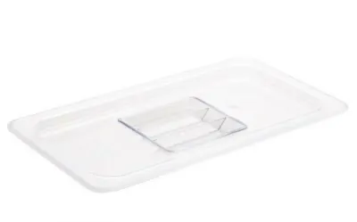 1/3 Size Polycarbonate Food Pan Cover Clear