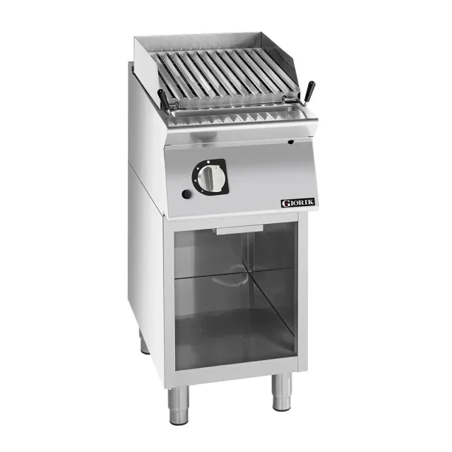 Giorik 700 Series 400mm Freestanding Gas Lava Char Grill