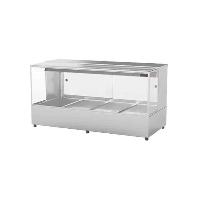 Woodson 4 Module Square Glass Hot Food Display