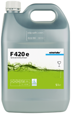 Winterhalter F420 Universal Liquid Glass Washing Detergent 2x5L