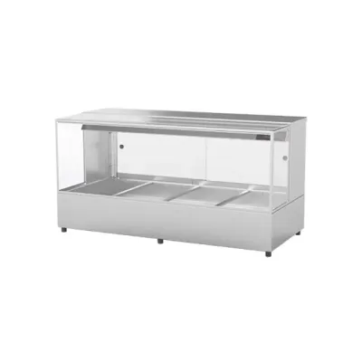 Woodson 4 Module Square Glass Hot Food Display