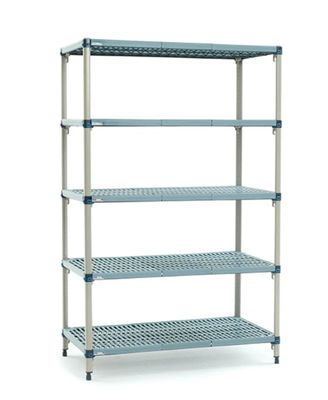 Metro Max Q 5 Tier Shelving (21" x 72" - 5 Mat Style Shelves)
