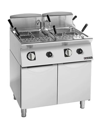 Giorik 900 Series 800mm Gas Double Pan 21L + 21L Fryer