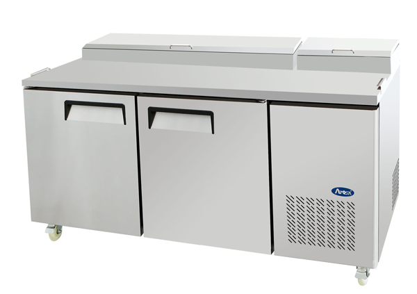 Atosa MPF8202 - Double Door Pizza Prep Table Refrigerator