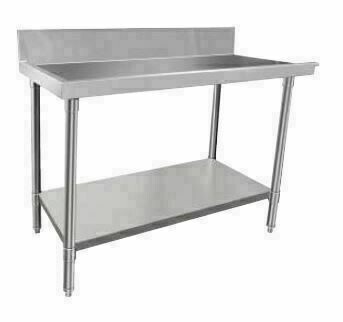 Simco WST6060L/R - Stainless Steel Dishwasher Bench Outlet W600xD600xH900