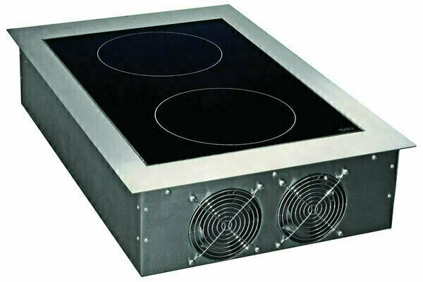 Y3500DDSS Yellow Induction 2 x 3500watt Built in Dual Hob Unit 450mm x 700mm x 208mm 30amp single phase - supplied unplugged