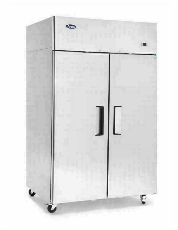 Atosa YBF9219 - Compact Double Door Upright Freezer