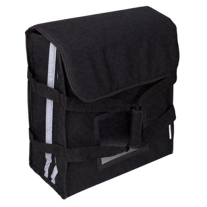 Black Pizza Delivery Bag 15"