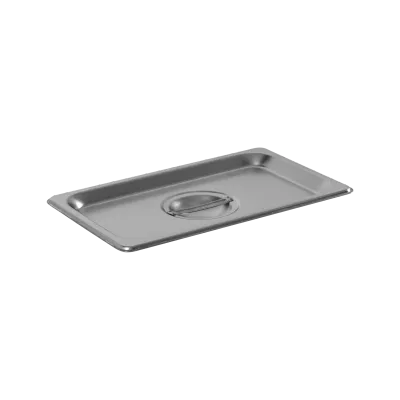 1/4 Size Steam Pan Cover Stainless Steel