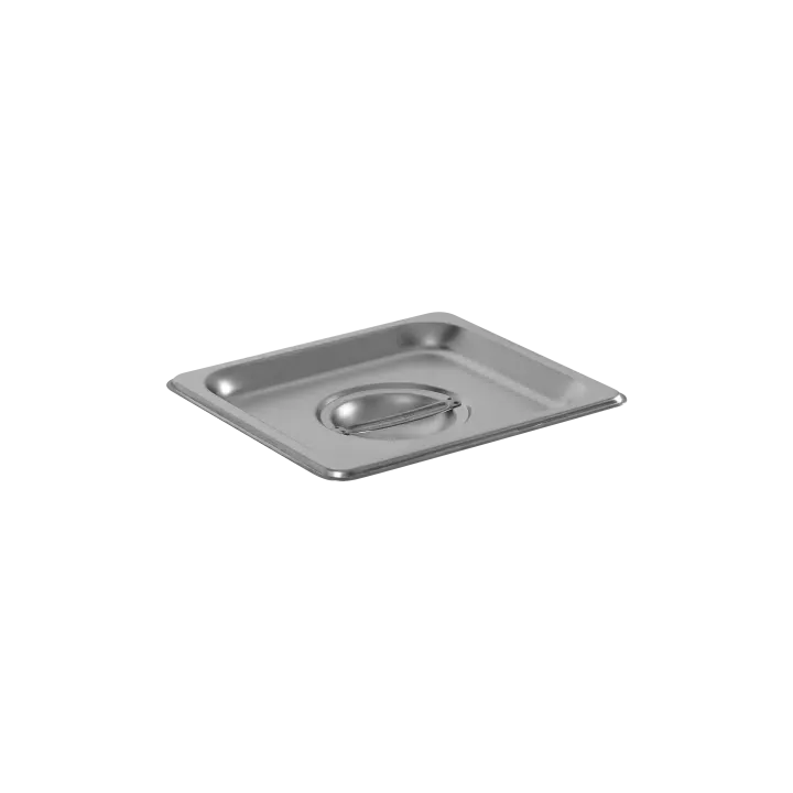 1/6 Size Steam Pan Cover Stainless Steel