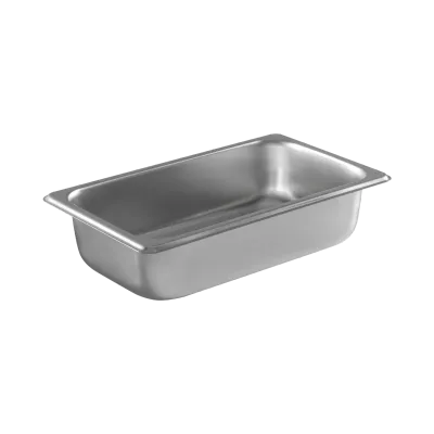 1/4 Size Steam Pan Stainless Steel 65mm