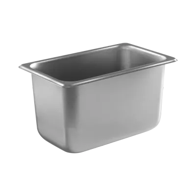1/4 Size Steam Pan Stainless Steel 150mm