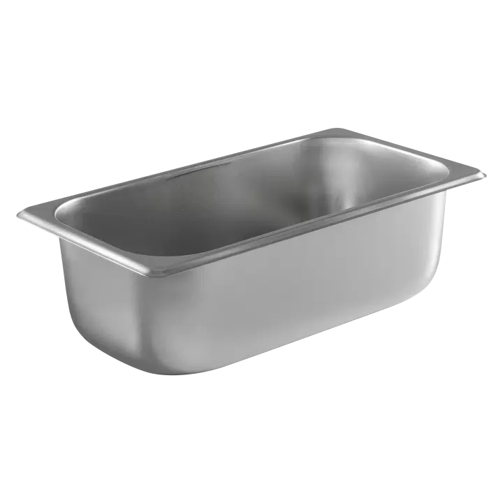 1/3 Size Steam Pan Stainless Steel 100mm