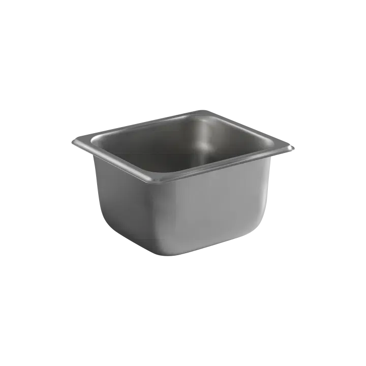 1/6 Size Steam Pan Stainless Steel 100mm