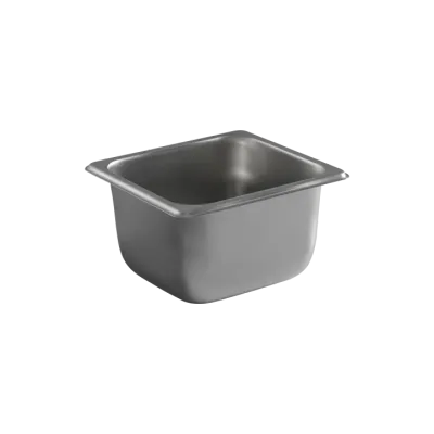1/6 Size Steam Pan Stainless Steel 100mm