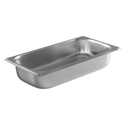 1/3 Size Steam Pan Stainless Steel 65mm